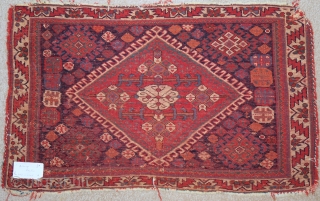 Afshar bagface, great color, wool, and handle                          