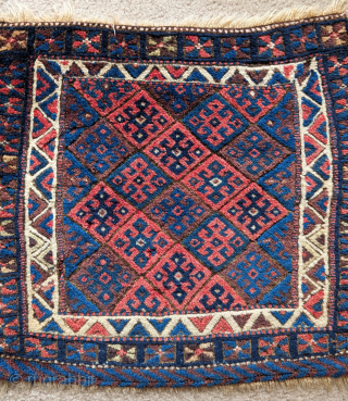 Jaf Kurd bag face, super soft lustrous wool! Thick yet with a floppy handle. 23"x22"                  