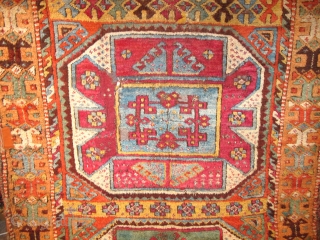 East Anatolian Kurdish Rug, Crazy Colors, not for the conditionally challenged                      