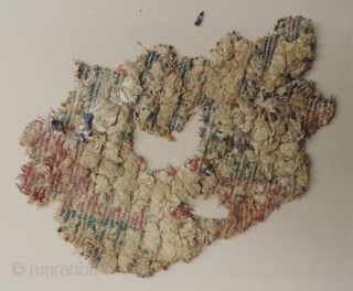 Two more Ancient Carpet Fragment, 3rd - 6th century. Part of the same group of early pile carpet fragments seen in the Al-Sabah Collection. (See Friedrich Spuhler, Pre-Islamic Carpets and Textiles from  ...