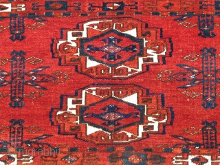 Saryk 6 Gul Torba with silk and cotton highlights                        