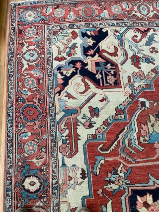 Antique Persian Serapi C.1900

Size: 8.6 x 11.10

The rug can be shipped or viewed and picked up in Manhattan. 

              