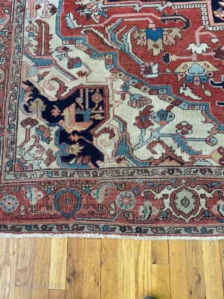 Antique Persian Serapi C.1900

Size: 8.6 x 11.10

The rug can be shipped or viewed and picked up in Manhattan. 

              