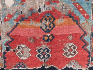 Cappadocian prayerrug fragment, first half 19thc.                           