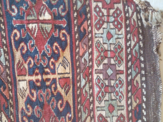Shasavan mafrash end panel, very finely woven, great colors, good condition, 19thc
                     