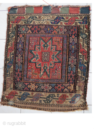 Shahsavan sumak Lesghi star, Mid 19th or earlier, in quite good condition, some small damages, great colors                