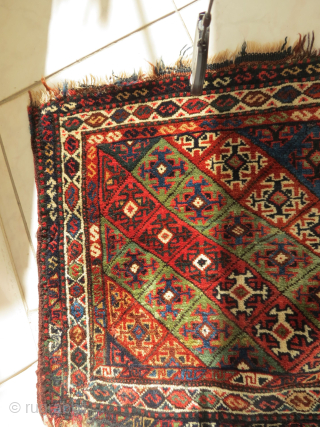 Beautiful bagface, prob. Armenian from Central Persia. 19thc,very good condition, great colors                     