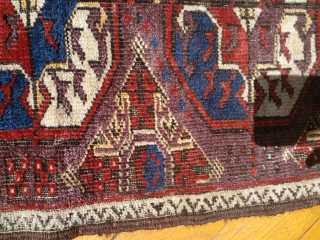 Beluch balisht in very good condition purple ground, soft wool                       
