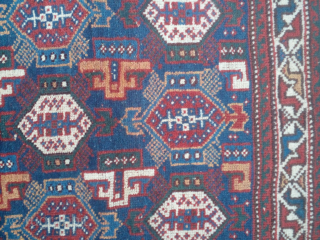 Rare Afshar bagface, miising a little at the bottom,otherwise in good condition, güüd colors, 19th c                 