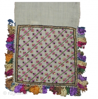25 Textile fragments from Greece/Turkey --- 19/20th century --- Linen, silk, metal thread --- average size about 10-15 x 15-25cm. Sold by piece or as a collection (about 20 pieces). Please inquire  ...