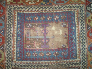 Old Kurdish Anatolian Carpet, Natural colors size: 193 x 119 cm                      