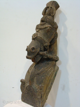  Ethnic Wooden Horse Head Bracket from Karnataka ( South India ).

 Very Good Condition , Teak Wood.

 Size: 16 x 26 x 62 cms

        