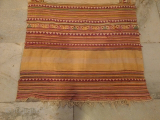 Dongria Kondh Tribal Cotton Textile from Odisha.

Have woven and hand stitch by the Tribal Group of Odisha.

Natural colors and very good condition.

The beautiful textile (locally called as kapdagonda) and the Dongria Kondh  ...