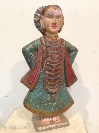 WOODEN STATUE ( RADHA ) FROM MAHARASHTRA ( CENTRAL INDIA)

 VERY GOOD CONDITION AND OLD PIECE.

 SIZE: 8 X 23 X 43 CMS

 

         