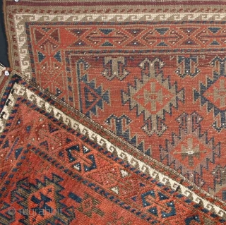 Baluch Rug
Late 19th C.
63 1/2 x 32 in.
Inv# 1310

A very nicely drawn piece displaying wonderfully articulated ashik guls and an unusual subtle border. It is made from vegetable based dyes. It had  ...