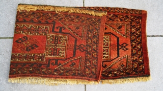 Kizil Ayak Ersari wedding trapping. An animal trapping is a decoration for the (mostly wedding) camel. Excellent condition, no damages at all and all natural colors. Age: last quarter 19th c.
Sizes: 18"  ...