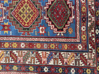 Kazak - evenly low with nice saturated colors.  $975 USD & shipping.  rmartin4155@gmail.com                  