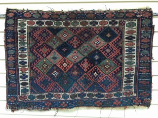 Jaff Kurd - large size - 32" x 40".  good pile, shiny wool, nice weave and color.  $235 or best offer.          