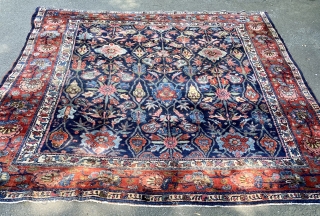 Bidjar - resized to about 8 x 9.  Beautiful saturated color. Can see this and several other rugs @ brimfield auction acres Friday, May 13th, space F27 unless sold sooner.  