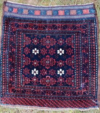 Baluch bagface - having some small old repairs, otherwise original.  Nice wool, design and weave.                 