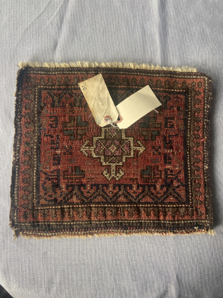 Baluch chanteh about 12” x 13” with silk highlights in wonderful condition.  Email: rmartin4155@gmail.com                  