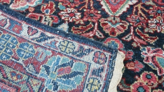 FINE GENUINE ANTIQUE PERSIAN MAHAL
VILLAGE KNOTTED PILE RUG 1930 or Earlier
ARAK REGION, WEST PERSIA
SIZE: 2m x 1.3m (6ft 6.5 inches x 4ft 3 inches) 
Hand Spun Wool Pile Finely Asymmetrically Hand Knotted  ...