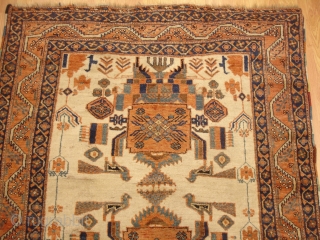 This is a 19th Century Afshar -  3' 11' x 4' 10'' - No Repairs - Good Condition
              