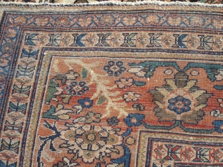 10' 5'' x 13' 5'' - c1890 - Farahan Sarouk - ***Soft***                     