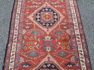 Superb 19th Century North-West Persian Runner - 3' 5'' x 14' 8'' - Tremendous color.  Great condition.  Great pile.  No repairs.         