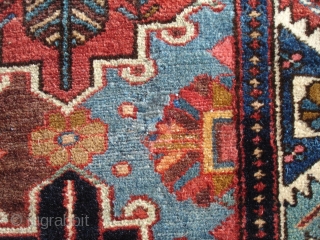 Nice c.1910 Tribal Bakhtiari - 4' 5'' x 6' 7'' - Captivating Design with Great Color - Minor Repair              