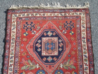 Superb 19th Century North-West Persian Runner - 3' 5'' x 14' 8'' - Tremendous color.  Great condition.  Great pile.  No repairs.         