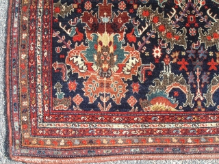 Fine c.1890 Kurdish Bakhtiari. Truly an impressive masterpiece. 4’ 8’’ x 7’ 2’’                    