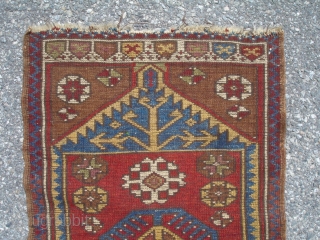 1' 9'' x 3' 2'' - c. 19th Century Yastik - Good condition & pile - Good colors. $425              