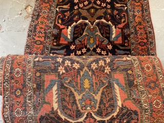 Antique Bidjar ca. 1890 Runner 3 X 22 *Feet*
                        