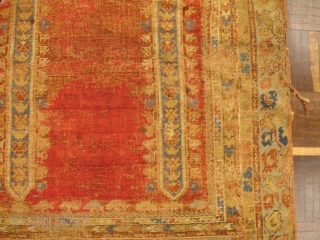 3' 1'' x 4' 10'' 18th Century Turkish Prayer Rug                       