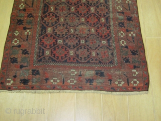 TAPIS BELOUTCH FIN 18 EME 
TAILLE 80 CM   X  157 CM                   