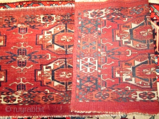 TEKKE 6 GUL TORBA    

14 X 42 INCHES

EVEN VELVET PILE 

SOLD                   