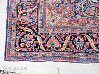 4 12/ x 6 1/2 ft kashan 
bargain priced
                        