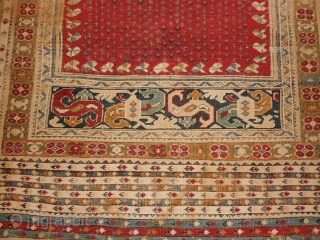 turkish prayer rug  about 4 x5 ft


probably about 120 years old                     