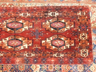 SELLING  TWO TURKOMAN WEAVINGS  FROM MY OWN COLLECTION - 1.TEKKE CHUVAL ON EXCELLENT PLUS CONDITION  2. A GREAT TEKKE TORBA          