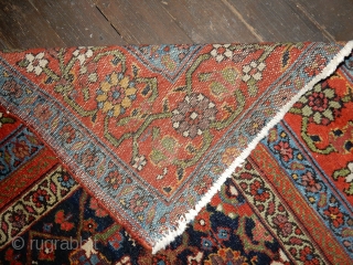 ANTIQUE GALLERY CARPET IN EXCELLENT CONDITION WITH FULL PILE 

FINE WIDE BORDER, EXCELLENT DYES, LARGE  56 X 126 INCH SIZE            