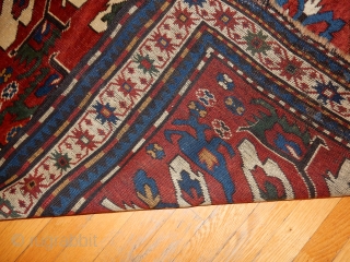 EAGLE KAZAK IN GOOD CONDITION AND LARGE 5 X 9 FT SIZE .....AND COMPETE ORIGINAL  SIDES!                