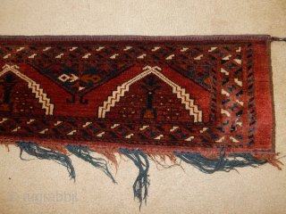 BARGAIN TURKOMAN WEAVINGS FOR $50 PLUS SHIPPING EXELLENT CONDITION
SIZE IS 13 X 60 INCHES                   