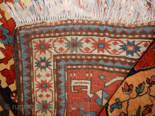 EAGLE KAZAK FULL PILE WITH NO REPAIRS OR REPILING . FRINGES ADDED. LARGE 5 X 9 FT SIZE
HAVING ANIMALS AND GOOD LUCK CHARMS IN THE FIELD AND BORDER .SOFT DYES
BOYLSTON ASSOCIATES ...
