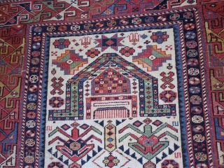 SHIRVAN WITH AKSTAFA ORANGE 

SUPERB CONDITION AND WEAVE                         