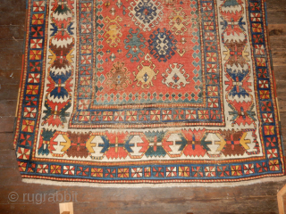 SIZE OF 5 X 7 AND VERY GOOD PILE WITH SOME WEAR ,ALL NATURAL DYES , SOLID AND USEABLE RIGHT AWAY - $1000