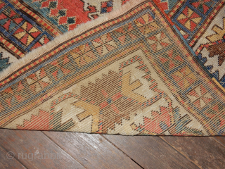 SIZE OF 5 X 7 AND VERY GOOD PILE WITH SOME WEAR ,ALL NATURAL DYES , SOLID AND USEABLE RIGHT AWAY - $1000