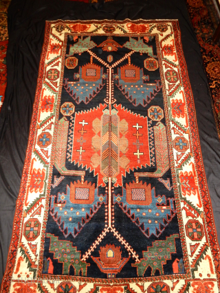 the sarouk and the kashan are priced at $500 and the other 2 are priced at a bit more .....
look at the last photo for a really distinctive colorful ...