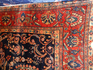 102 x 138 INCHES A BEAUTIFUL SAROUK CARPET IN GREAT CONDITION                      