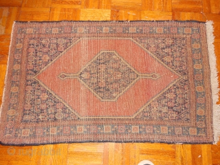 SENNEH SMALL RUG - EXCELLENT PILE - $300                         